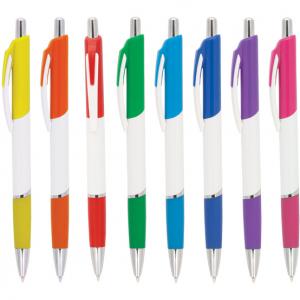 Осем цвята пластмасови химикалки