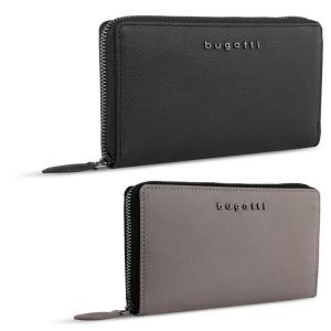 Дамски кожен портфейл Bugatti Bella Ladies Long Zip Wallet, RFID защита