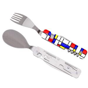 Комплект за хранене Akinod Multifunction Cutlery 13H25, Abstraction Комплект за хранене Akinod Multifunction Cutlery 13H25, Abstraction