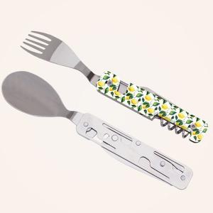 Комплект за хранене Akinod Multifunction Cutlery 13H25, Lemons Комплект за хранене Akinod Multifunction Cutlery 13H25, Lemons