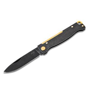 Джобен нож Boker Plus Atlas Black Stonewash Brass Джобен нож Boker Plus Atlas Black Stonewash Brass