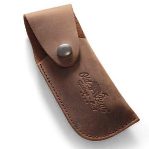 Кожен калъф за нож Old Bear, 13см, кафяв Кожен калъф за нож Old Bear, 13см, кафяв