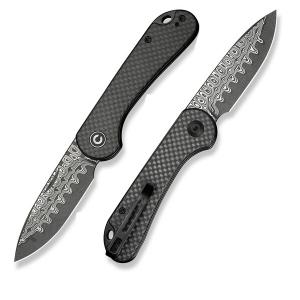 Джобен нож CIVIVI Elementum Slip Joint Twill Carbon Fiber / Damascus Джобен нож CIVIVI Elementum Slip Joint Twill Carbon Fiber / Damascus