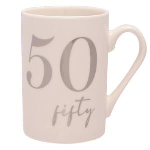 Керамична чаша, 50 годишнина, 310мл Керамична чаша, 50 годишнина, 310мл