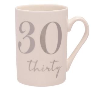 Керамична чаша, 30 годишнина, 310мл Керамична чаша, 30 годишнина, 310мл