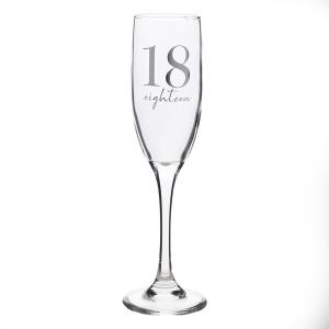 Юбилейна чаша за шампанско „18-ти рожден ден“ Юбилейна чаша за шампанско „18-ти рожден ден“