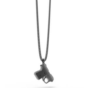 Колие с медальон Metalmorphose Pistol necklace Колие с медальон Metalmorphose Pistol necklace