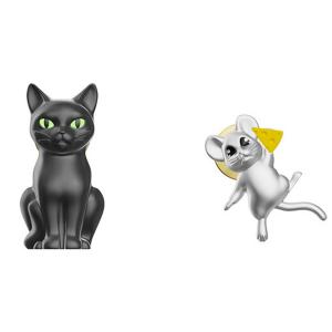 Значка Metalmorphose Fashion Cat & Mouse Значка Metalmorphose Fashion Cat & Mouse