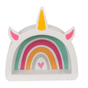 Дървена касичка “Rainbow unicorn“ Дървена касичка “Rainbow unicorn“