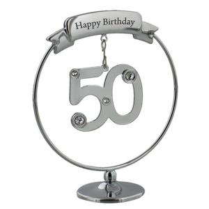 Сувенир за 50-ти рожден ден Crystocraft Сувенир за 50-ти рожден ден Crystocraft