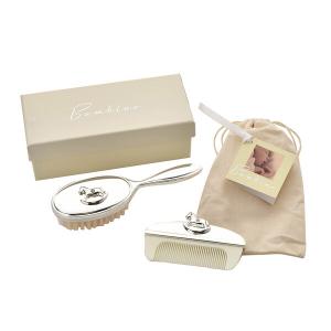 Комплект четка и гребен Bambino с люлеещо конче Комплект четка и гребен Bambino с люлеещо конче