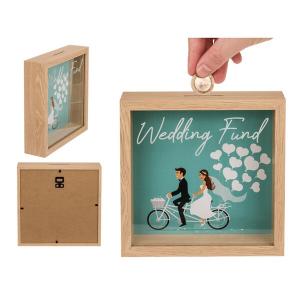 Дървена касичка Wedding Fund Дървена касичка Wedding Fund