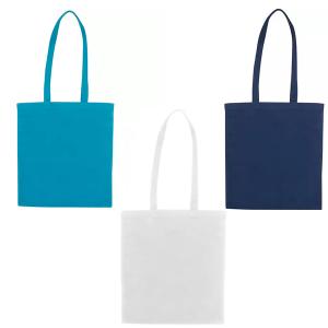 Памучна пазарска чанта с дълги дръжки 140 gr/m². Памучна пазарска чанта с дълги дръжки 140 gr/m².