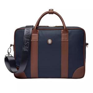 Чанта за документи Button Navy & Brown Чанта за документи Button Navy & Brown