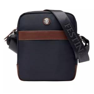 Чанта за през рамо Button Navy & Brown Чанта за през рамо Button Navy & Brown