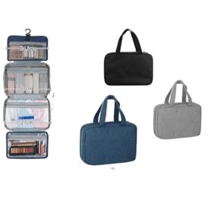 Козметична чанта за пътуване, разгъваема с четири отделения и закачалка Козметична чанта за пътуване, разгъваема с четири отделения и закачалка