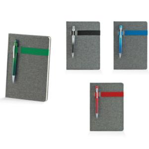 Тефтер A5 с място за химикалка Тефтер A5 с място за химикалка