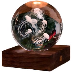 GINGKO 3D Смарт лампа “Amber Crystal“ - Медузи GINGKO 3D Смарт лампа “Amber Crystal“ - Медузи