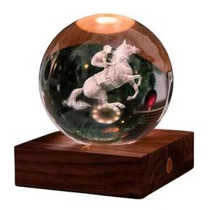 GINGKO 3D Смарт лампа “Amber Crystal“ - Състезателен кон GINGKO 3D Смарт лампа “Amber Crystal“ - Състезателен кон