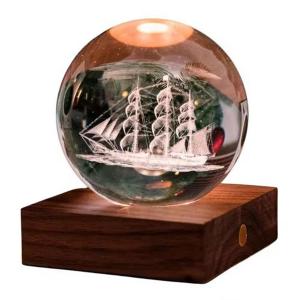 GINGKO 3D Смарт лампа “Amber Crystal“ - Кораб GINGKO 3D Смарт лампа “Amber Crystal“ - Кораб