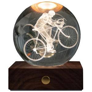 GINGKO 3D Смарт лампа “Amber Crystal“ - Велосипедист GINGKO 3D Смарт лампа “Amber Crystal“ - Велосипедист