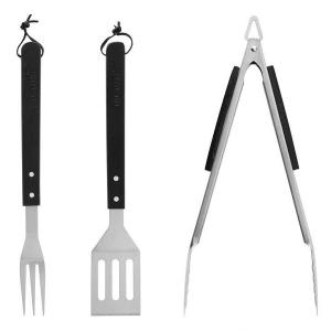 MUSTANG Комплект прибори за BBQ с дървени дръжки - 3 части MUSTANG Комплект прибори за BBQ с дървени дръжки - 3 части