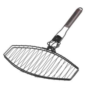 MUSTANG Решетка / скара за риба за барбекю с незалепващо покритие и мобилна дръжка - 24 х 41 см. MUSTANG Решетка / скара за риба за барбекю с незалепващо покритие и мобилна дръжка - 24 х 41 см.