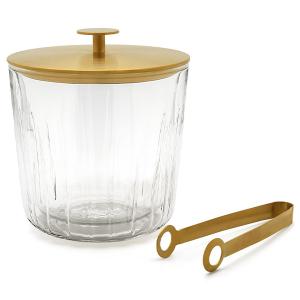 LEOPOLD VIENNA Стъклен съд за лед с щипки “Arinto“ LEOPOLD VIENNA Стъклен съд за лед с щипки “Arinto“