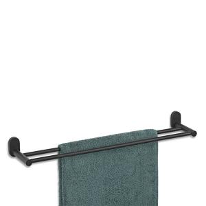 KELA Двойна закачалка за кърпи за стенен монтаж “Alеssio“ - черен KELA Двойна закачалка за кърпи за стенен монтаж “Alеssio“ - черен