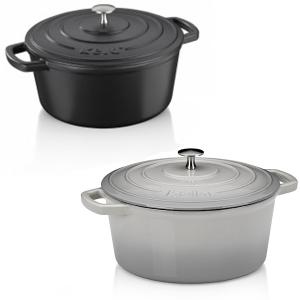 KELA Чугунена тенджера с капак “Calido“ - Ø 26 см KELA Чугунена тенджера с капак “Calido“ - Ø 26 см