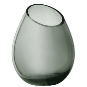 BLOMUS Стъклена ваза DROP, Ø19 см - цвят опушено сиво (Smoke) BLOMUS Стъклена ваза DROP, Ø19 см - цвят опушено сиво (Smoke)