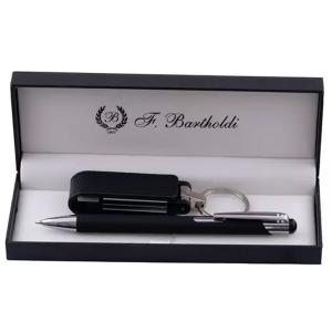 Комплект метална химикалка и кожено USB 32GB Комплект метална химикалка и кожено USB 32GB