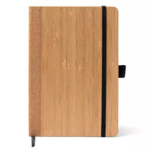 Бележник A5 с еко корица от бамбук и корк Бележник A5 с еко корица от бамбук и корк