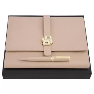 Комплект папка А5 и метална химикалка Nude Комплект папка А5 и метална химикалка Nude