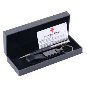 Комплект химикалка и ключодържател в кутия Комплект химикалка и ключодържател в кутия