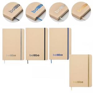 Еко бележник A5 с корица от картон и може цветно гравиране Еко бележник A5 с корица от картон и може цветно гравиране