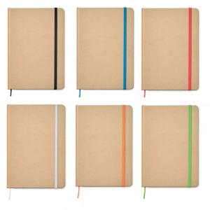Еко бележник A5 с корица от картон Еко бележник A5 с корица от картон