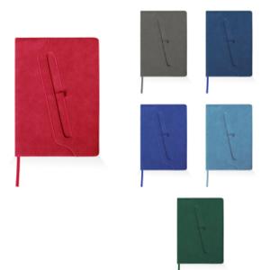 Тефтер A5 с разделител и място за химикалка Тефтер A5 с разделител и място за химикалка