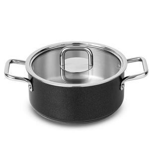 SILAMPOS Плитка тенджера с капак Comfort Black - Ø 24см. SILAMPOS Плитка тенджера с капак Comfort Black - Ø 24см.