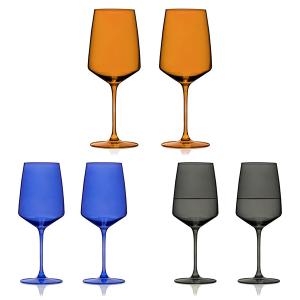 VISKI Кристални чаши за вино “Nouveau“ 2 бр - 650 мл VISKI Кристални чаши за вино “Nouveau“ 2 бр - 650 мл