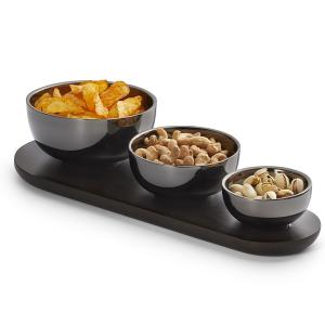 PHILIPPI Комплект от 3 бр. купи с дървена основа “TRIO“ PHILIPPI Комплект от 3 бр. купи с дървена основа “TRIO“