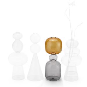 PHILIPPI Стъклена ваза “CURIOSA“ - с форма на пясъчен часовник PHILIPPI Стъклена ваза “CURIOSA“ - с форма на пясъчен часовник