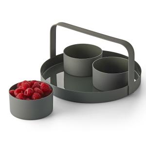 PHILIPPI Комплект поднос с 3 бр. купички “CLARA“ PHILIPPI Комплект поднос с 3 бр. купички “CLARA“