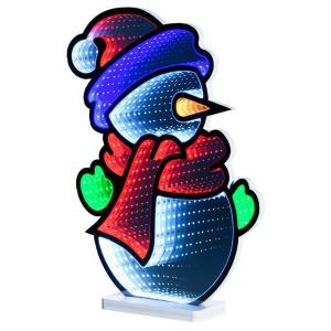 FINNLUMOR Светлинна LED декорация (с 3D ефект) “Снежен човек“ - 46 см FINNLUMOR Светлинна LED декорация (с 3D ефект) “Снежен човек“ - 46 см