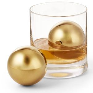 PHILIPPI Охлаждащи златни топки за напитки “COLLINS“ - 2 бр. PHILIPPI Охлаждащи златни топки за напитки “COLLINS“ - 2 бр.