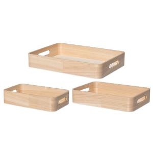 4LIVING Комплект от 3 бр. дървени табли / подноси 4LIVING Комплект от 3 бр. дървени табли / подноси