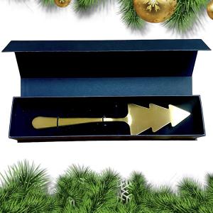 HERDMAR Коледна лопатка за сервиране - златно PVD покритие, мат HERDMAR Коледна лопатка за сервиране - златно PVD покритие, мат