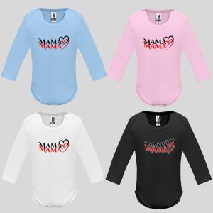 Бебешко боди с надпис - МАМА Бебешко боди с надпис - МАМА