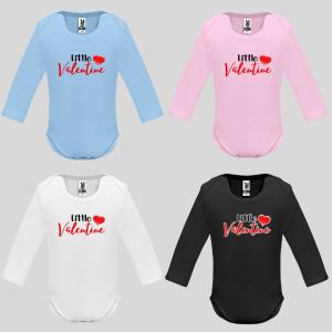 Бебешко боди с надпис - Little Valentine Бебешко боди с надпис - Little Valentine