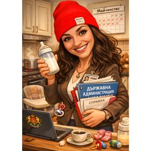 Карикатура върху Фото Хартия А3 - 29.7х42 см Карикатура върху Фото Хартия А3 - 29.7х42 см